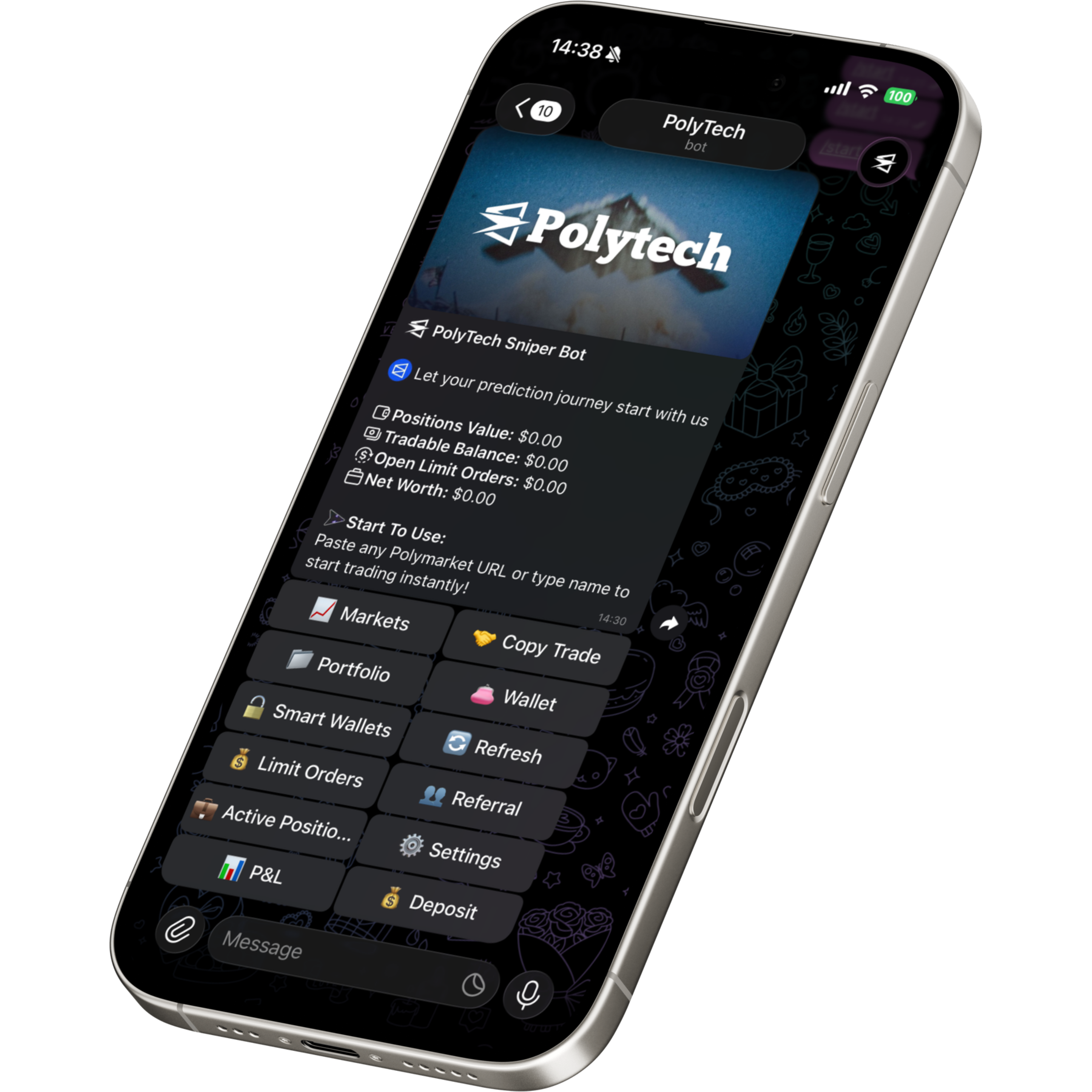 PolyTech Start Screen